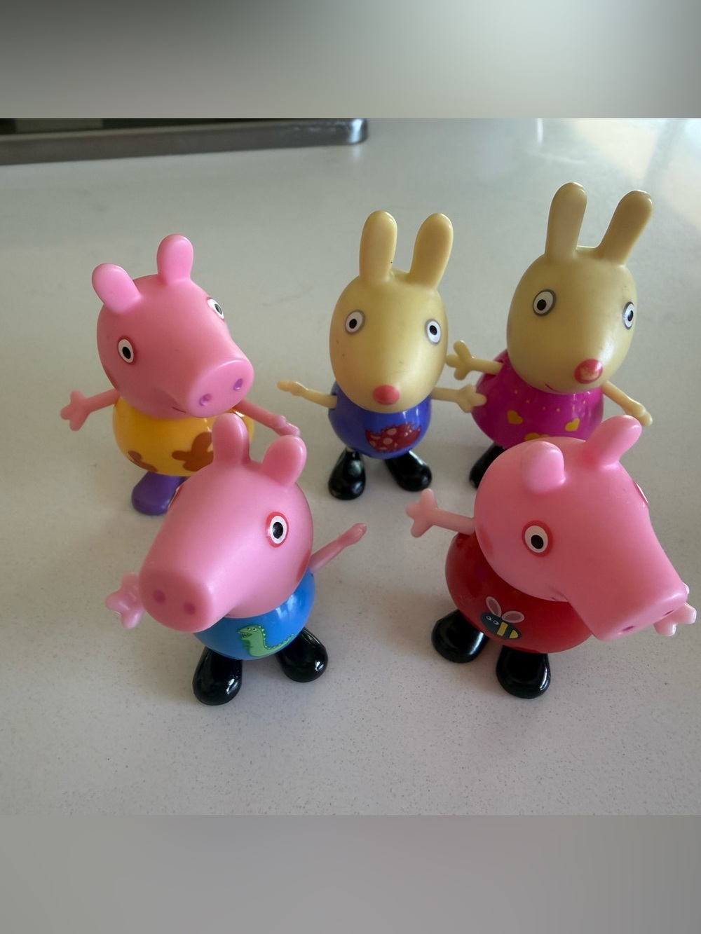 Set of 5 PEPPA PIG Animal Figurines - Playset